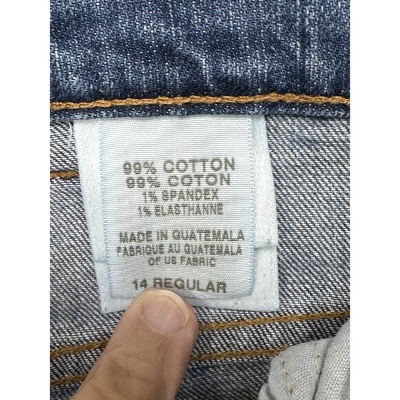 Eddie Bauer Women’s Jeans Sz 14R Stretch Natural Fit Straight Leg Preppy Classic - Picture 8 of 16